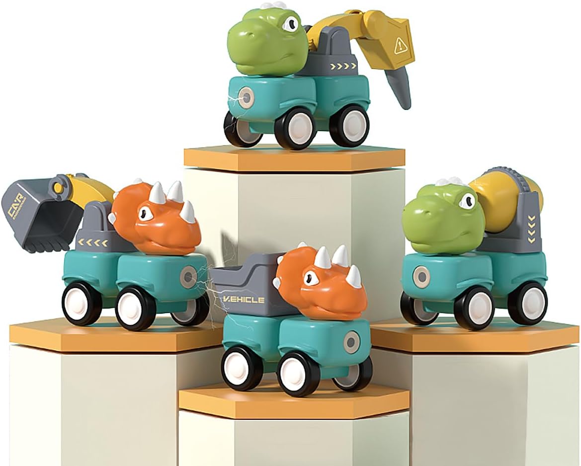 🦖🚗 Kizozo Carro Dinossauro de Brinquedo 4 em 1 - Diversão Pré-Histórica para Crianças! 🌟