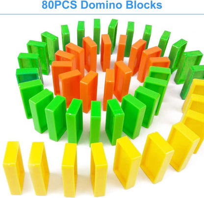 🚂🎨 360 Living Domino Train - Diversão Automática com Luzes e Som! 🌟