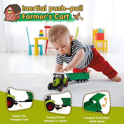 🎉🧸 Plunack Montessori 3 em 1 - O Brinquedo Educativo Perfeito para os Pequenos Exploradores! 🐾🚜