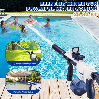 💦🔫 Pistola de Água Elétrica - Diversão Automática para o Verão! 🌞