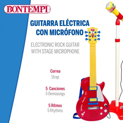 🎸 Guitarra Elétrica de Brinquedo com Microfone - Torne-se uma Estrela do Rock! 🎤✨