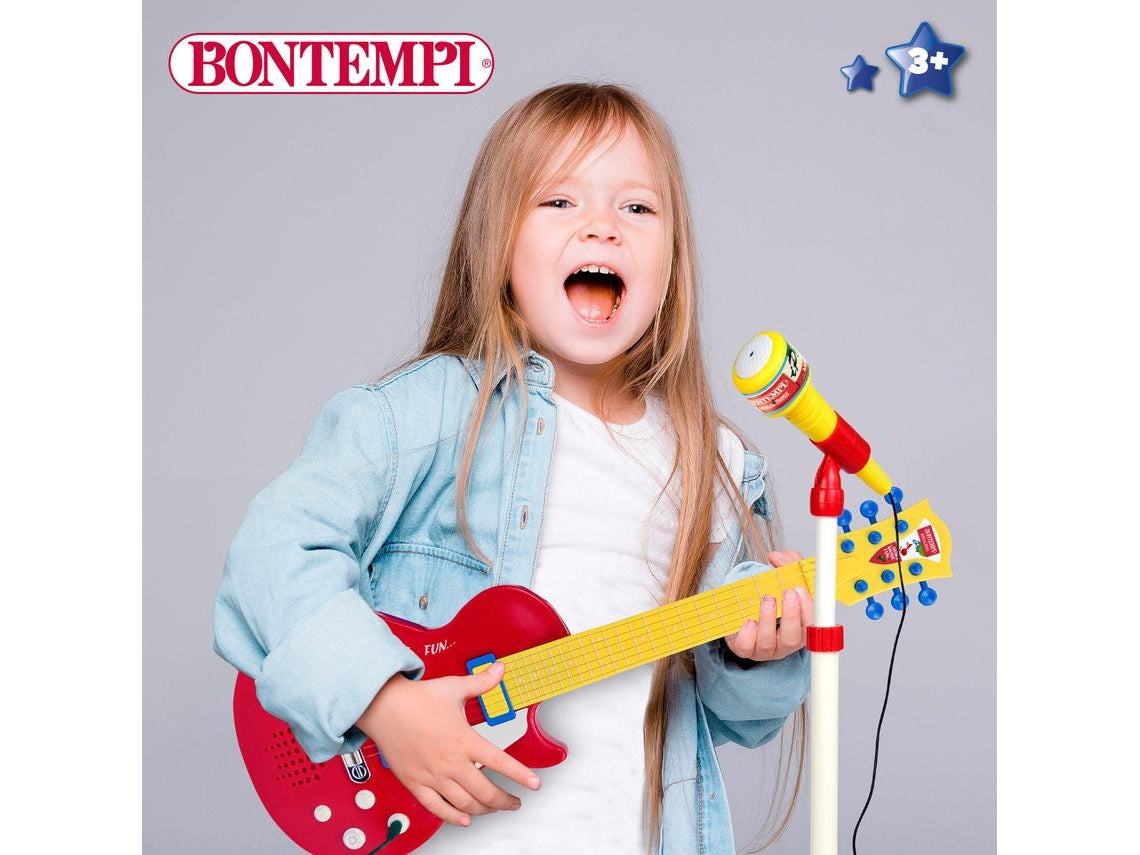 🎸 Guitarra Elétrica de Brinquedo com Microfone - Torne-se uma Estrela do Rock! 🎤✨